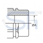 Preview: Steckkupplung BG3 Muffe R 1/2" IG - NPT - UDK