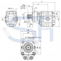 Preview: OMFB Guss Außenzahnradpumpe 43,12ccm - NPH ISO - rechtsdrehend