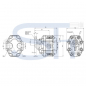 Preview: OMFB Guss Außenzahnradpumpe 63,7ccm - NPGH UNI - linksdrehend
