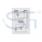 Preview: Druckfolgeventil R 3/8" 80 - 300 BAR - druckkompensiert mit Umgehungsrückschlagventil