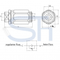 Preview: Drosselrückschlagventilpatrone R 1/4" - 20 Liter