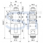 Preview: 3/2-Wege Elektromagnetventil 90L R 1/2" - 12 V DC - mit Lecköl