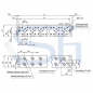 Preview: Grundplatte für Ventil CETOP 03 - NG6 - 5-fach