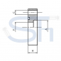 Preview: Verschlussflansch - M 5x20 - 26mm