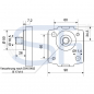 Preview: DEUTZ - Hydraulikpumpe 22,5ccm + 14ccm - BG2 - B 17x14 - linksdrehend - 0510765315