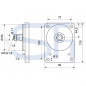 Preview: FIAT - Hydraulikpumpe 22,5ccm - BG2 - Konus 1:5 - rechtsdrehend - 0510725030 - 60.90 - 180.90, 70.88 - 80.88