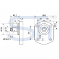 Preview: JOHN DEERE - Hydraulikpumpe 8ccm - BG2 - Konus 1:5 - linksdrehend - 0510415301, 0510415311, 353-844