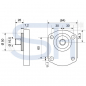 Preview: SAME - Hydraulikpumpe 16ccm - BG2 - Ø 16,50 - rechtsdrehend - 0510615023