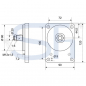 Preview: SCHLÜTER - Hydraulikpumpe 8ccm - BG2 - Konus 1:5 - rechtsdrehend - 0510445001, HY/ZE16CR12