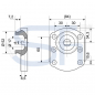 Preview: STEYR - Hydraulikpumpe 16ccm - BG2 - Keilnut 8,00mm - linksdrehend -0510615315, 650-8170