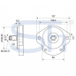 Preview: STEYR - Hydraulikpumpe 16ccm - BG2 - Konus 1:5 - rechtsdrehend -0510625050, 0510625051, AZPF-10-016RCR20KB