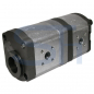 Preview: STEYR - Hydraulikpumpe 16ccm + 8ccm - BG2 - Keilnut 8,00mm - linksdrehend - 0510665331, 0510665378