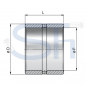 Preview: Einsatzbuchse 50mm - Länge 90mm - geschliffen+gehärtet
