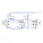 Preview: Hydraulikzylinder mit Querbuchse 70/40/700 Hub - doppeltwirkend