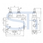 Preview: Kombiniertes Vorspann- und Sicherheitsventil R 1/2" - speziell für Pflug und Tiefenlockerer