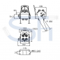 Preview: Multikupplung FASTER BG2 4-fach R 1/2" - quadratisch -Nippelseite (Loshälfte) - 2P506