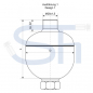 Preview: Membranspeicher 3,50 Liter - 350 Bar