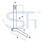 Preview: Oberlenkerbolzen mit Handgriff - 25 x 123mm