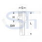 Preview: Pressarmatur DN38 - 2" - AG - ORFS