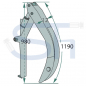 Preview: Stammgreifer / Niederhalter für Palettengabel