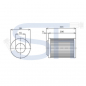 Preview: Ersatzfilterelement für Rücklauffilter - 250 Liter/min - 10µm - Tankeinbau