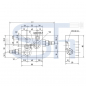 Preview: Senkbremsventil R 1/2" - doppeltwirkend - zum direkten Aufflanschen auf BMS Motoren