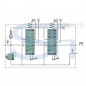Preview: Steuerventil 80 l/min - 2 Sektionen - Einfachwirkend inklusive Druckweiterführungspatrone