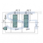 Preview: Steuerventil 50 l/min - 2 Sektionen - Einfachwirkend mit geschlossenem System (z.B. John Deere)