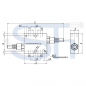 Preview: Schockventil R 1/4" 80 - 300 BAR - doppeltwirkend