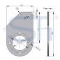 Preview: Befestigungsplatte für Zapfwellengetriebe mit Schiebemuffe BG3