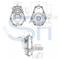 Preview: Zapfwellengetriebe BG2 - 1:3.8 - mit Stummel - 30ccm Pumpe BG2