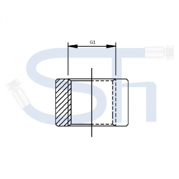 Anschweißmuffe M 16x1,5