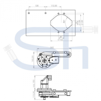 Cutmaster Speed 6ccm - 50kW - 67 Liter - Hydraulisch - Schwenkrichtung Links