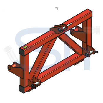 Dreipunktadapter Kat. 2 - inklusive aller Bolzen