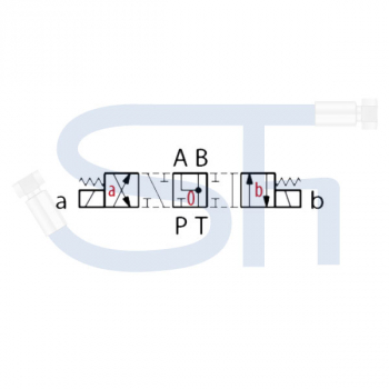 4/3-Wegeventil CETOP 03 - 60 l/min - NG6 - 24 V DC - Schaltstellung J