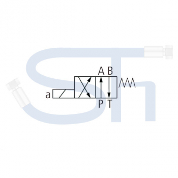 4/2-Wegeventil CETOP 03 - 60 l/min - NG6 - 12 V DC - Schaltstellung D