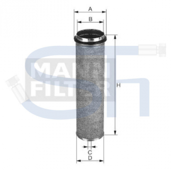 Sekundaerluftfilterelement - CF 700 - MANN-FILTER