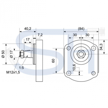 IHC Case - Hydraulikdoppelpumpe 11ccm + 8ccm - BG2 - Konus 1:5 - linksdrehend - 0510565330, 0510565395, 0510565361 - 433, 533, 633, 733, 833, 933, 940, 644, 645, 744, 745, 844, 845, 955, 956, 1055, 1056XL