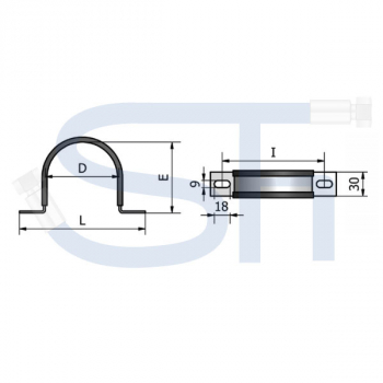 Membranspeicher Befestigungsschelle CRE 70mm