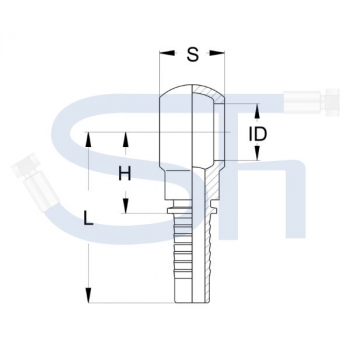 Pressarmatur DN08 - Ringnippel - 12mm