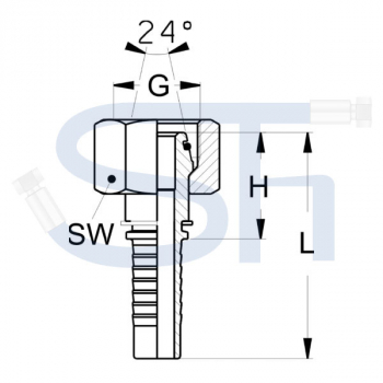 Pressarmatur DN12 - 16S - IG - DKOS