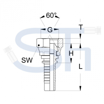 Pressarmatur DN16 - R 5/8" - IG - DKR