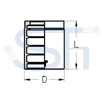 Pressfassung für 1SC DN08 - 5/16"