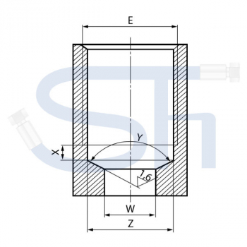 Rückschlageinschraubventil R 1/8" - mit O-Ring Dichtung