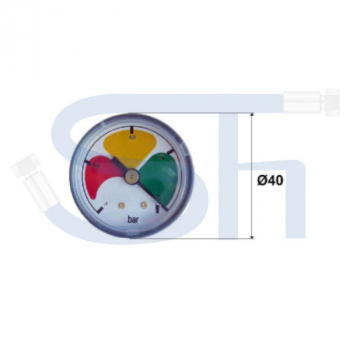 Verschmutzungsanzeige R 1/8" für Saugfilter