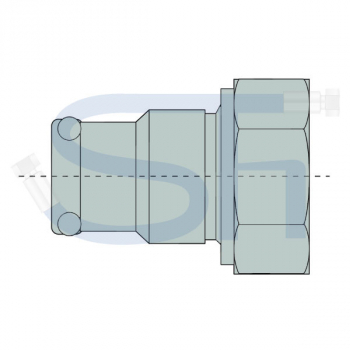 Buchse für Dauerdruck für Steuerventile 80 l/min