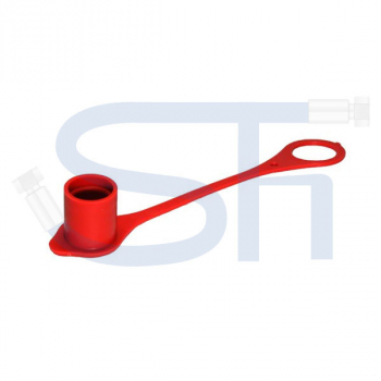 Staubschutz für Steckkupplung BG1 Stecker - Rot