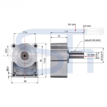 Vorsatzlager für Pumpe BG2 - Ø 22,00 - Ø 50,80