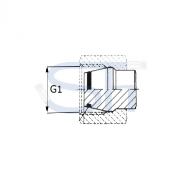 Verschlusskegel mit O-Ring 10S