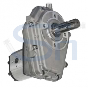 Zapfwellengetriebe BG3 - 1:3,8 - mit Stummel - 26ccm + 10ccm Doppelpumpe BG3/BG2